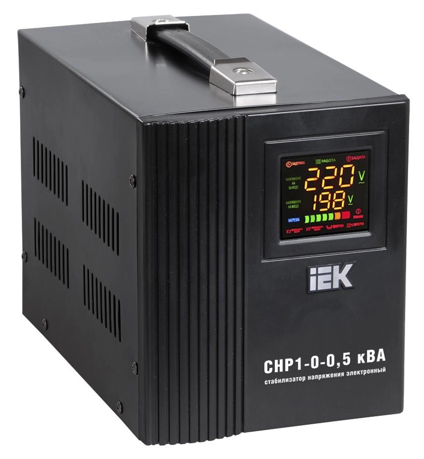 фото стабилизатор напряжения iek снр1-0- 0.5 ква