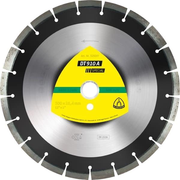 Алмазный диск KLINGSPOR 350X3,2X25,4/24E/12/S/DT/SPECIAL/DT910A