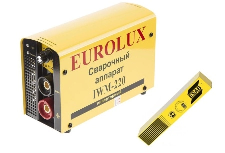 фото набор eurolux сварочный аппарат iwm220 +электроды для сварки 3903404wm0
