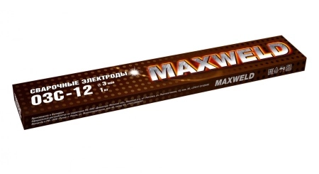 фото электроды maxweld озс-12 3мм 1кг