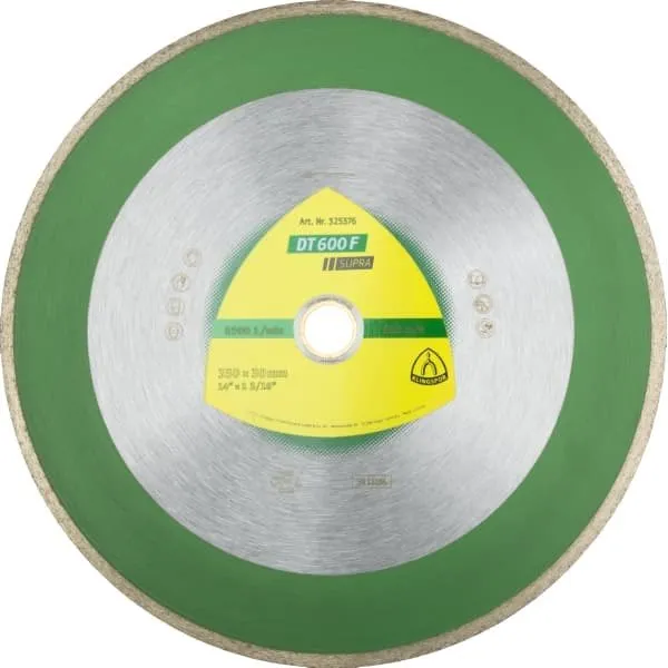Алмазный диск KLINGSPOR 250X1,9X30/25,4/GR/7/S/DT/SUPRA/DT600F