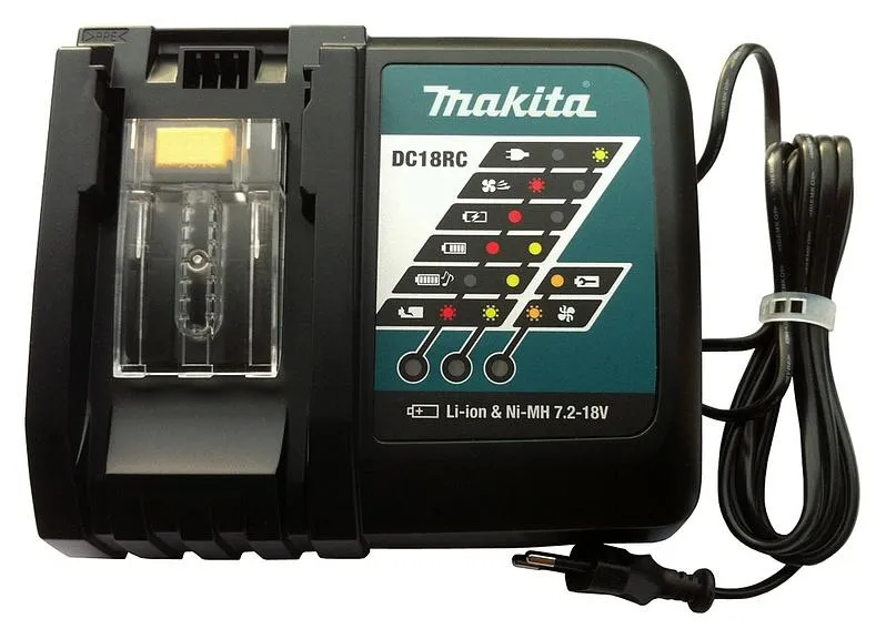 фото зарядное устройство makita 7.2-18в (195915-5)
