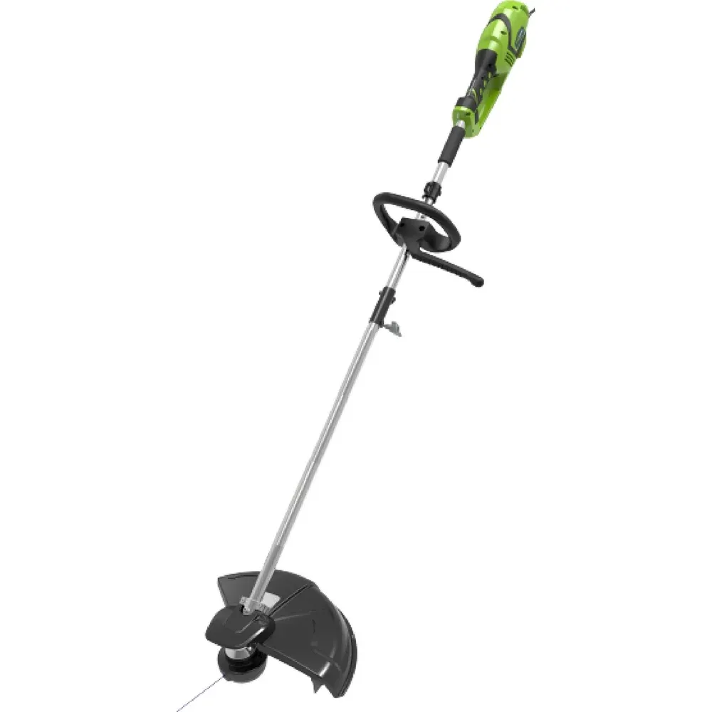 фото электрический триммер greenworks gst1246