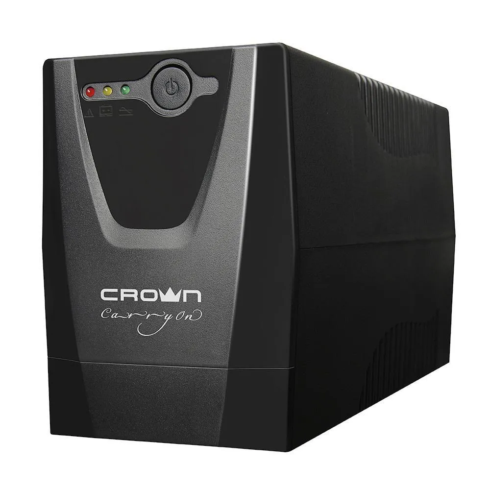 фото источник бесперебойного питания crown line intractive cmu-650euro lcd usb 650va\390w