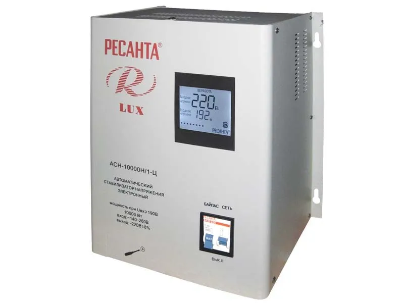 фото стабилизатор напряжения серии lux ресанта асн-10000н/1-ц