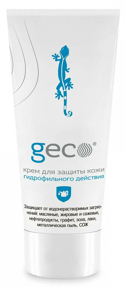 фото крем защитный geco™ гидрофильный 100мл, 1110v
